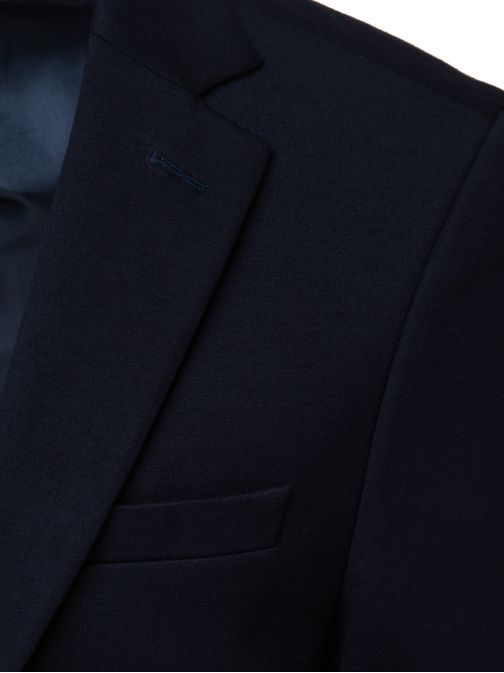 Kényelmes férfi kabát kék színben