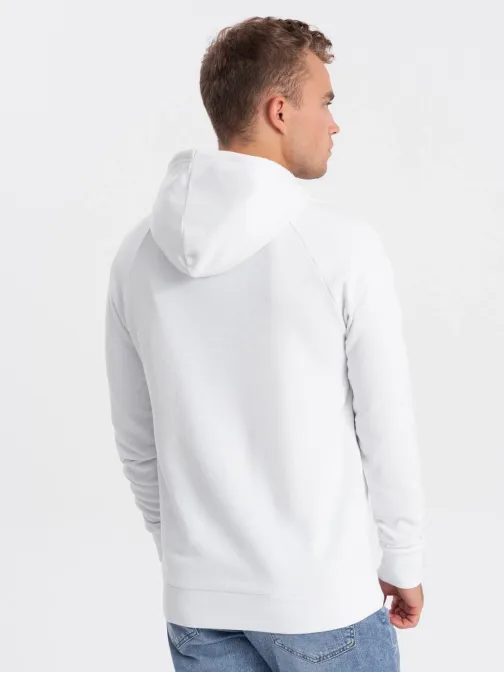 Érdekes fehér kapucnis felső  V1 SSPS-0152