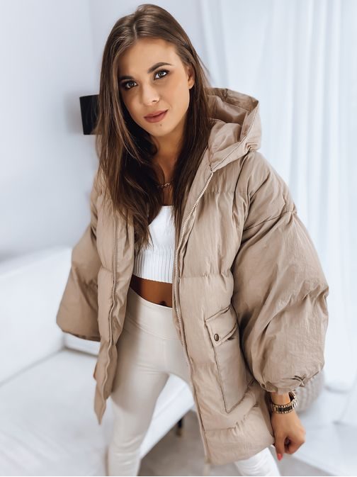 Stílusos bézs női kabát Parima