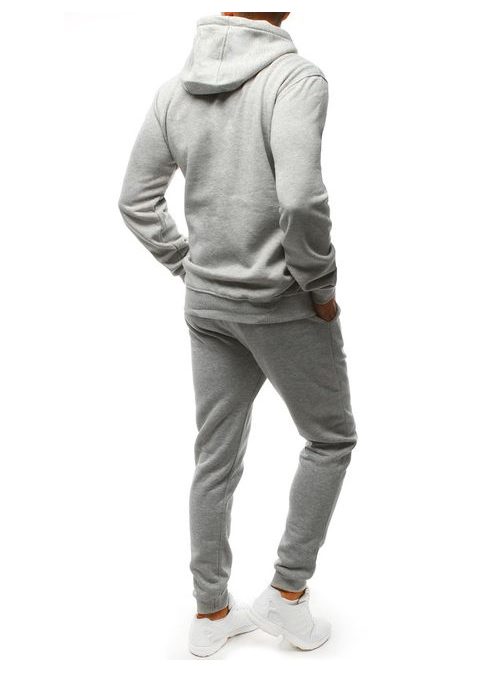 Egyyzerű sima halvány szürke melegítő szett