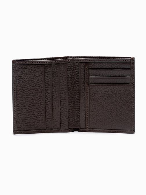Stílusos barna álló pénztárca A608