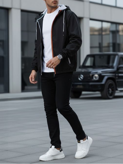 Egyedi fekete átmeneti dzseki