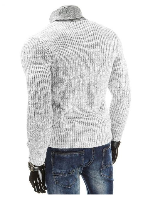 Érdekes kötött férfi pulóver