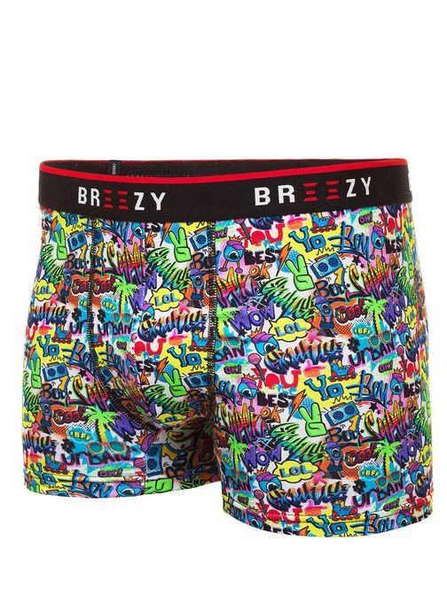 Színes mintás boxeralsó B/88005