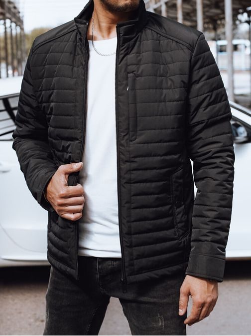 Trendi fekete steppelt dzseki