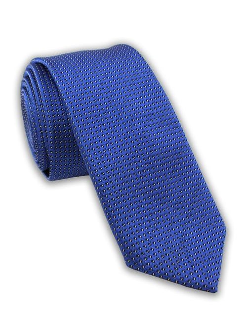 Égszínkék modern mintás nyakkendő