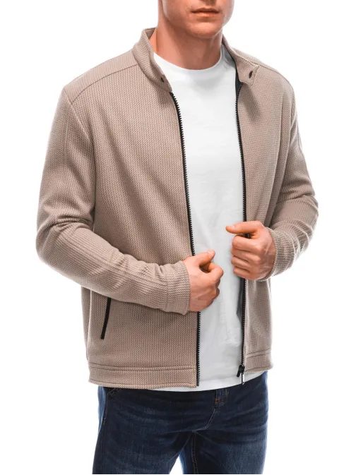 Érdekes bézs dzseki hatású felső  V2 JANP-0100