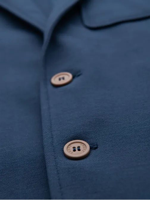 Sport sötétkék slim fit blézer V6 BLZB-0101