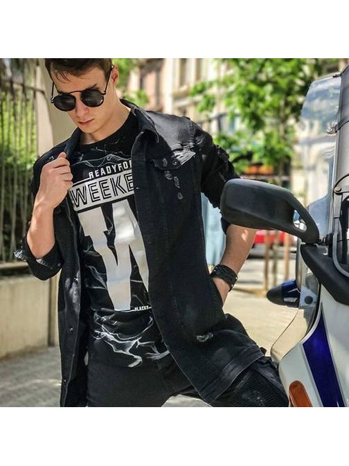 Hosszított farmer dzseki OTANTIK 474K