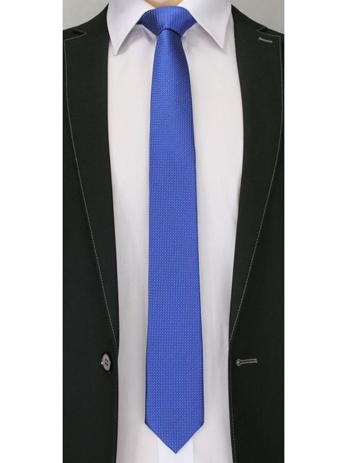 Égszínkék modern mintás nyakkendő