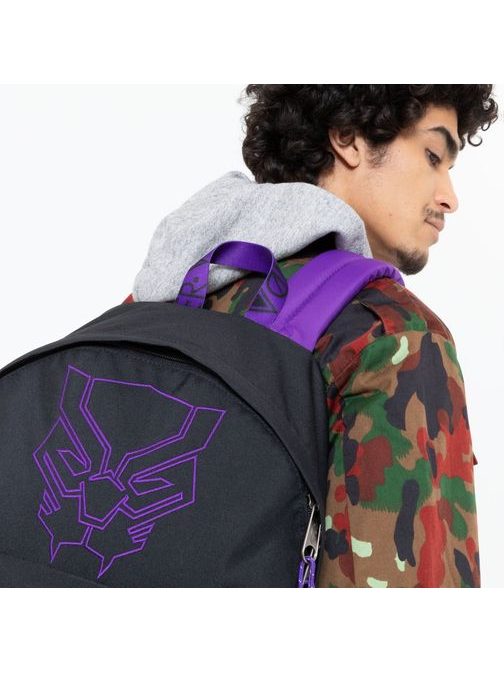 Városi hátizsák Eastpak Padded Pak'r Black Panther Embroided