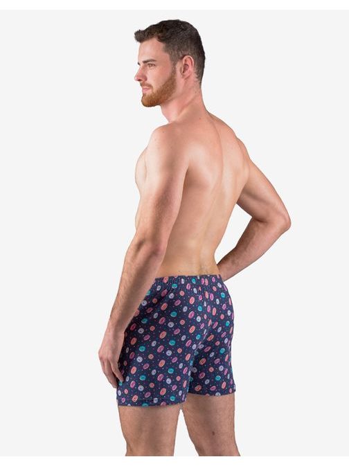 Kék férfi alsó vicces mintával