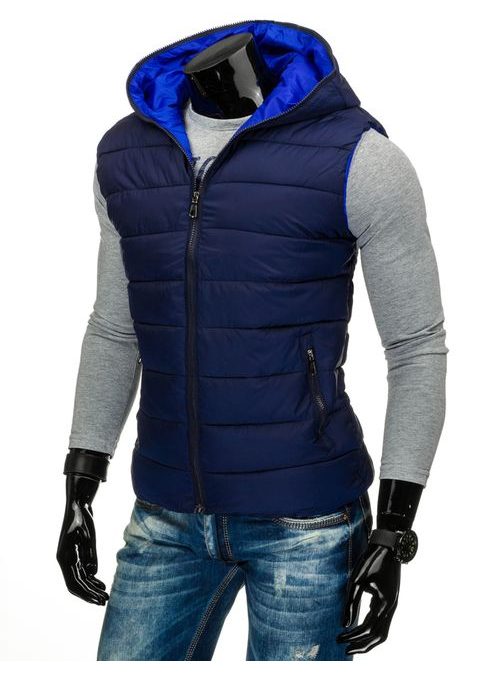 Sportos kék mellény