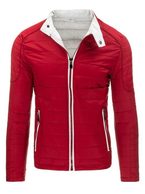 Felstűnő piros átmeneti dzseki