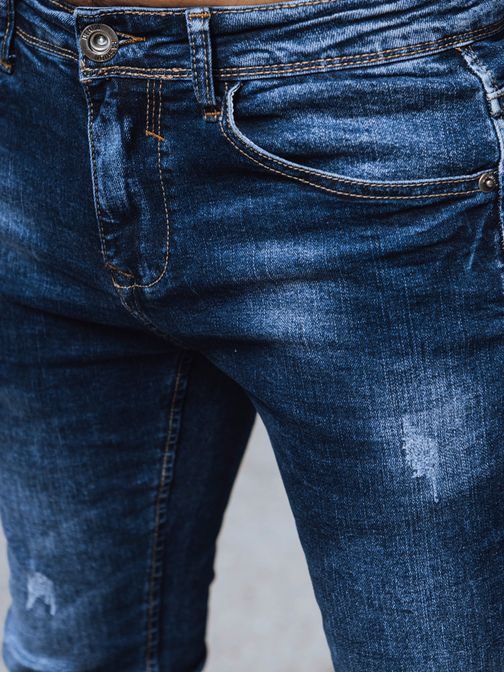 Divatos kék férfi farmer nadrág