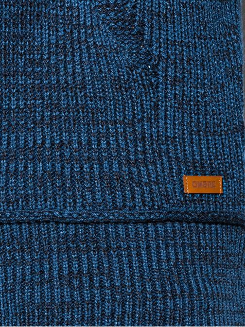 Trendi magas nyakú férfi pulóver E152