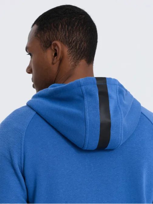 Stílusos égkék melegítő felső  B1083