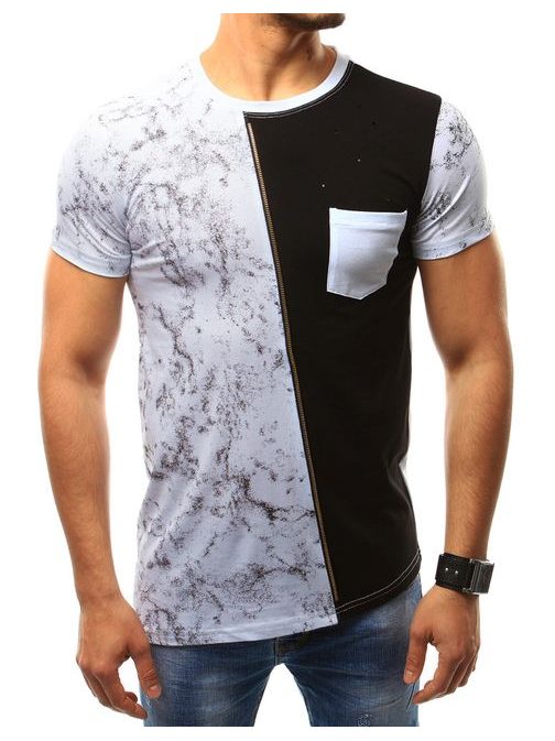 Fekete fehér ferde póló