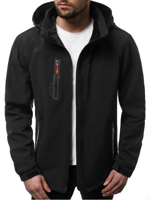 Fekete- narancssárga softshell dzseki GE/12268