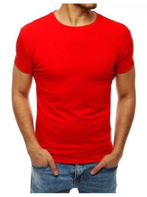 Sima piros póló