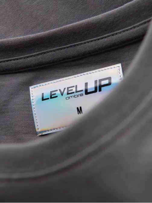 Szemet gyönyörködtető szürke hosszú ujjú póló V5 LSCL-0127