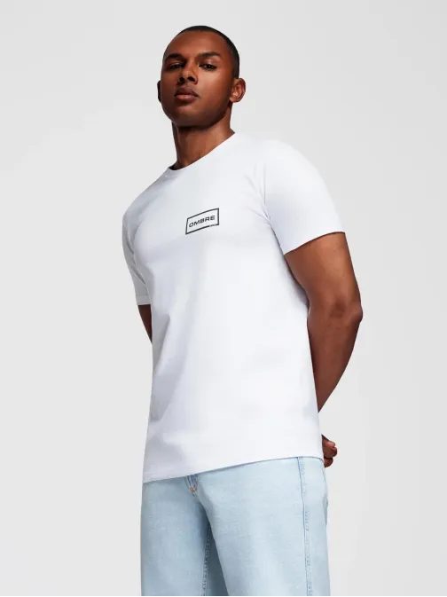 Modern fehér férfi póló V1 TSPT-0231