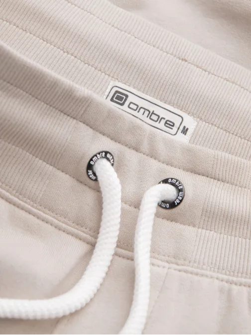 Bézs melegítő bermuda V1 SRSK-0139