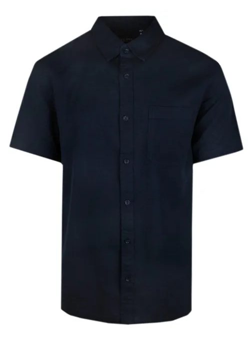 Nyári vászon sötétkék férfi ing