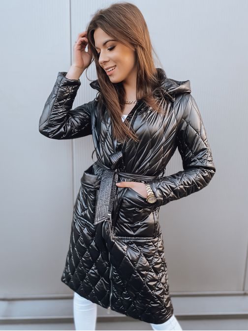 Egyedi fekete női kabát Rosalba