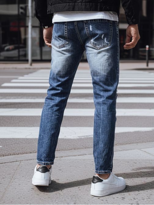 Férfi farmernadrágok szakadt hatással