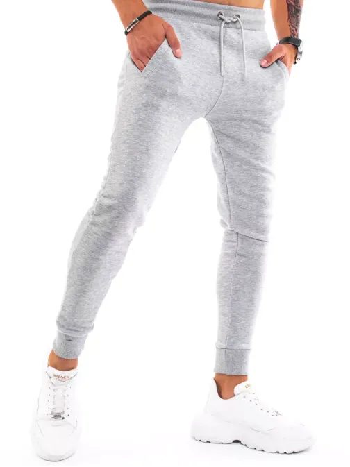 Kényelmes szürke melegítő nadrág