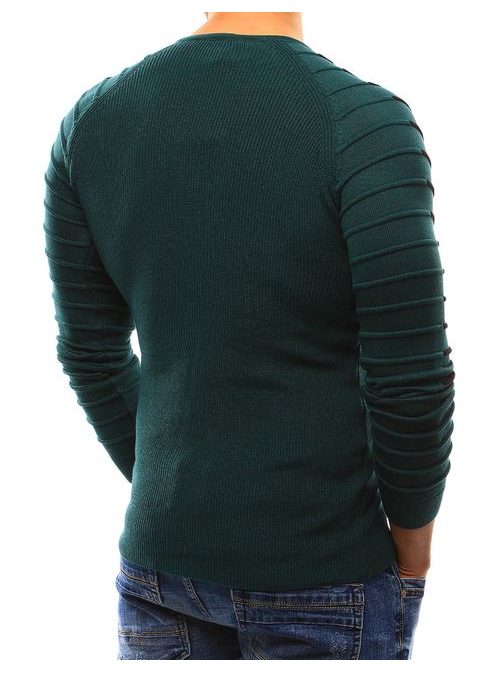 Elegáns zöld pulóver