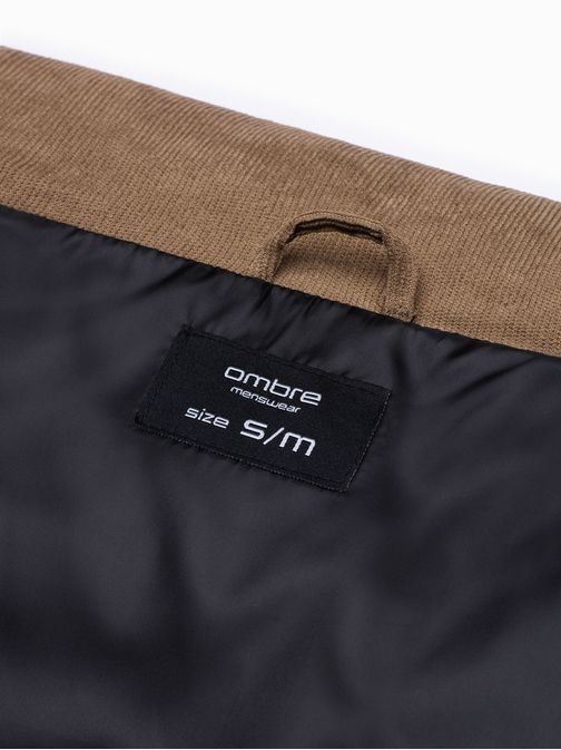 Stílusos halvány barna mellény  V57