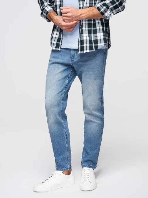 Vonzó világoskék férfi farmernadrág V1 PADP-0253