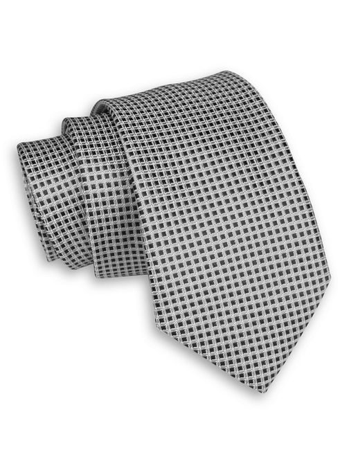 Szürke elegáns mintás nyakkendő Angelo di Monti