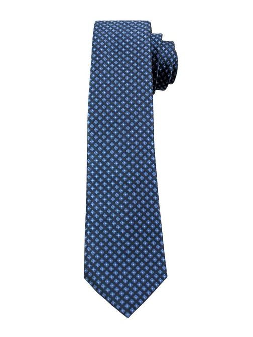 Elegáns sötét kék nyakkendő