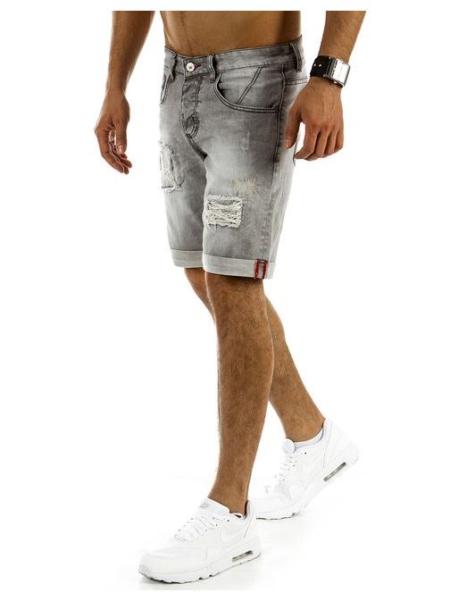 Stílusos szürke rövid farmernadrág