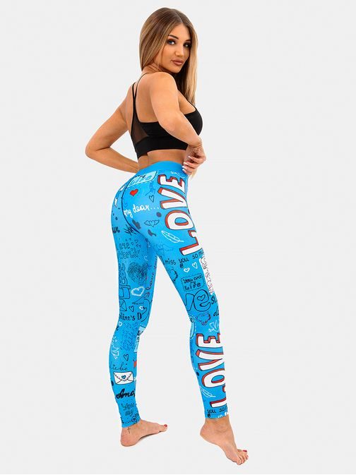 Eredeti égszínkék női leggings O/20755Z