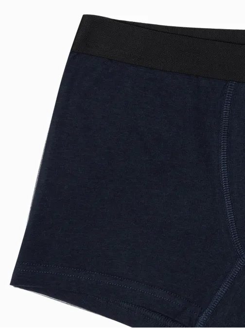 Stílusos sötét kék boxeralsó U286