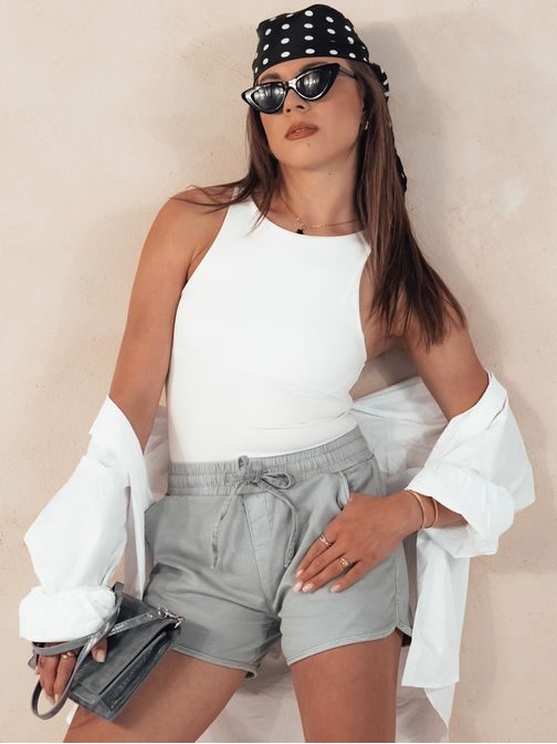 Divatos szürke női rövidnadrág Citychic