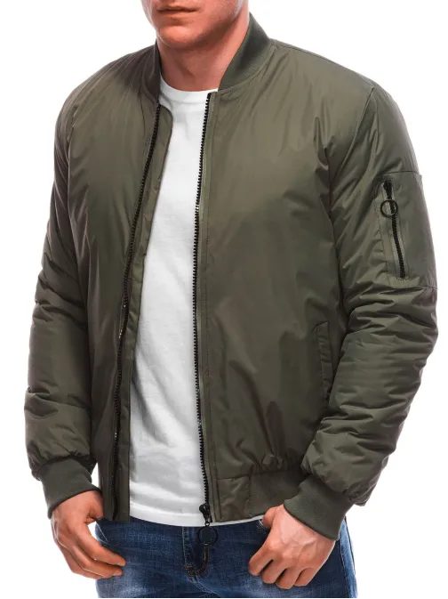 Eredeti oliva zöld bomber dzseki  C532