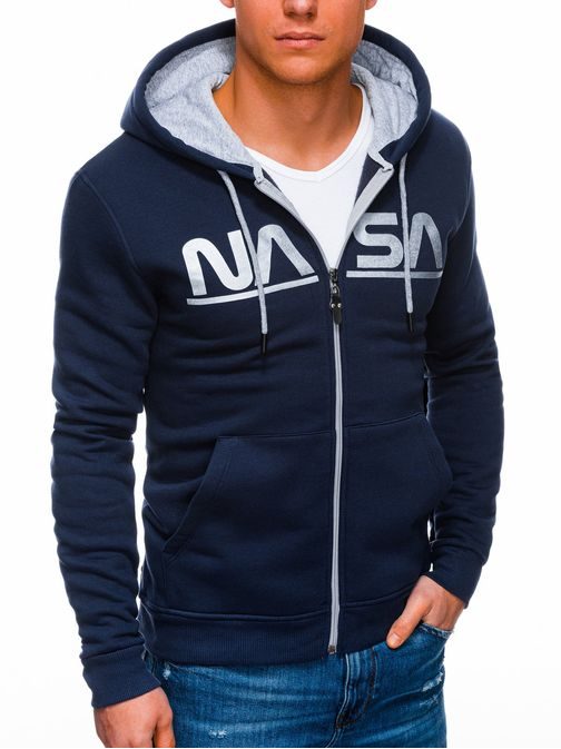 Trendi sötét kék melegítő felső  NASA B1275