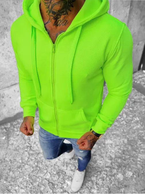 Neon zöld kapucnis felső  JS/2008Z