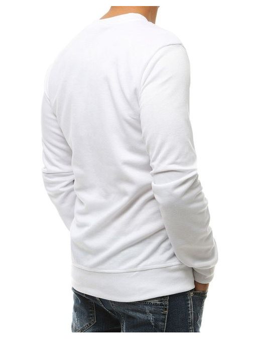 Modern fehér belebújós pulóver