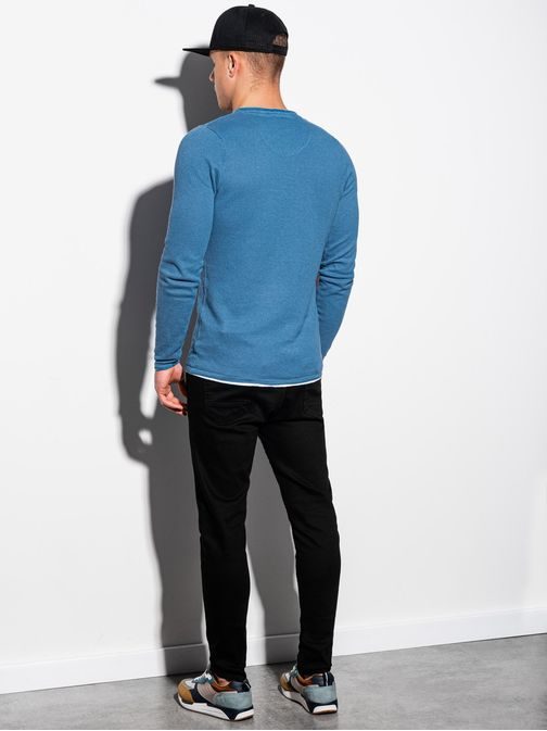 Halvány kék vékony pulóver E121