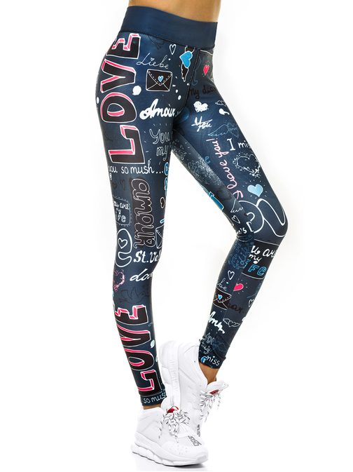 Eredeti indigó színű női leggings O/20755