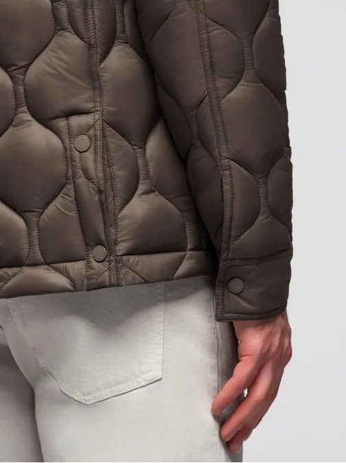 Fashion khaki férfi átmeneti kabát V3 JANP-0215