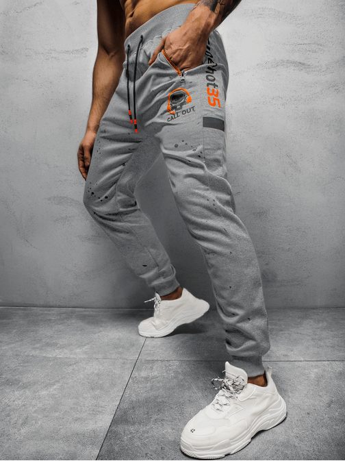 Modern szürke melegítő nadrág  JS/K10233