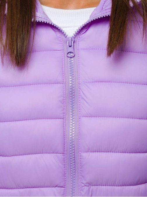 Divatos lila női kabát JS/M23036/37