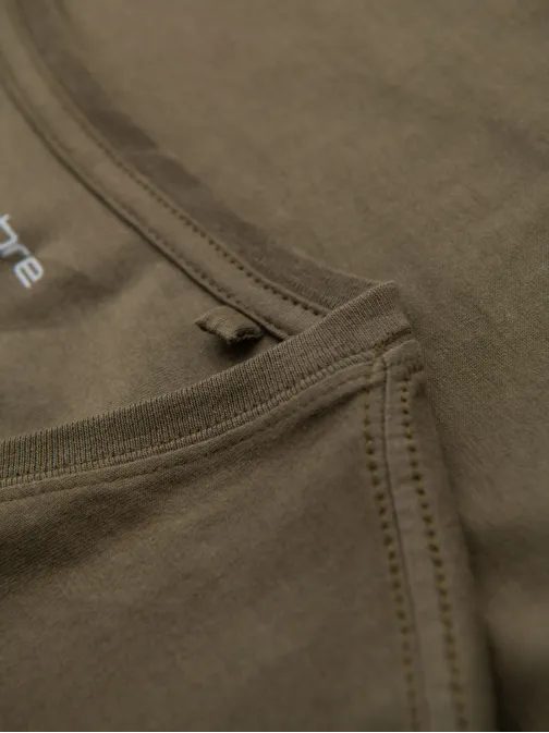 Basic pamut olajbogyó V-nyakú póló V6 TSBS-0237